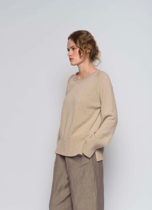 #2613 - v neck pullover